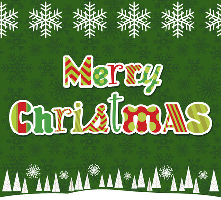 cute christmas card design. vector illustrationのイラスト素材
