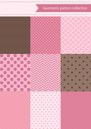 cute geometric pattern design. vector illustrationのイラスト素材