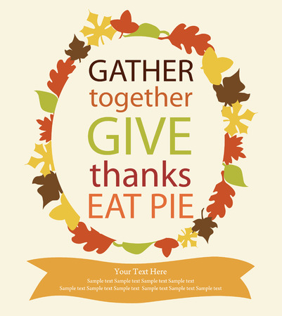 thanksgiving card design. vector illustrationのイラスト素材