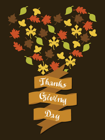 thanksgiving card design. vector illustrationのイラスト素材