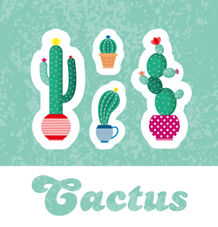 cactus setのイラスト素材