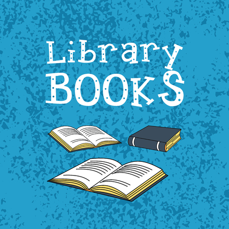 Books card design. Vector illustration.のイラスト素材