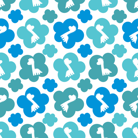 Dinosaur Vector Patternのイラスト素材