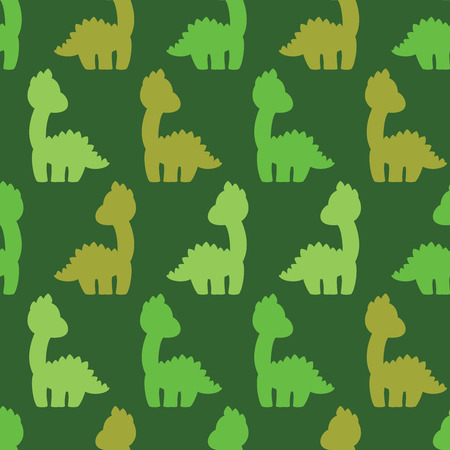 Dinosaur Vector Patternのイラスト素材