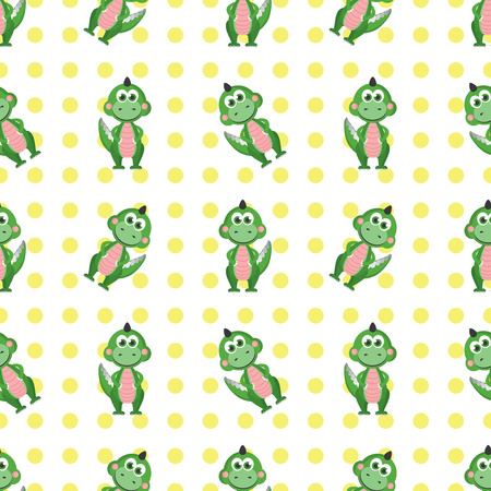Dinosaur Vector Pattern vector illustration.のイラスト素材
