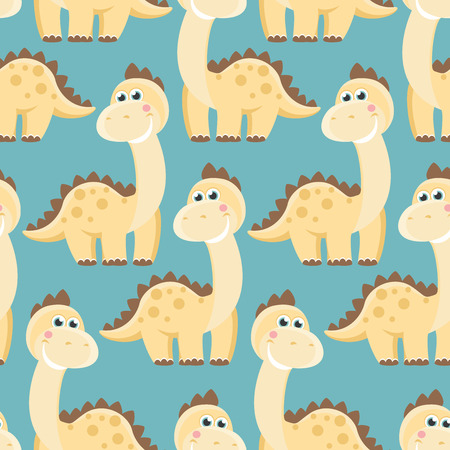 Dinosaur Vector Patternのイラスト素材