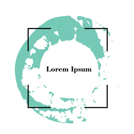 Abstract background. Ink brush strokes with rough edges. Vector illustrationのイラスト素材