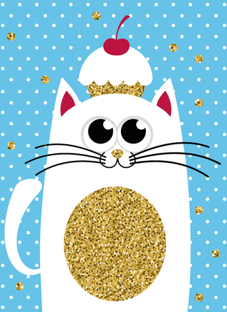 cute creative cards templates with Happy birthday theme design. Hand Drawn card for birthday, anniversary, party invitations, scrapbooking. Vector illustrationのイラスト素材