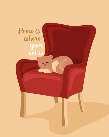 Home sweet home card design. Vector illustration.のイラスト素材