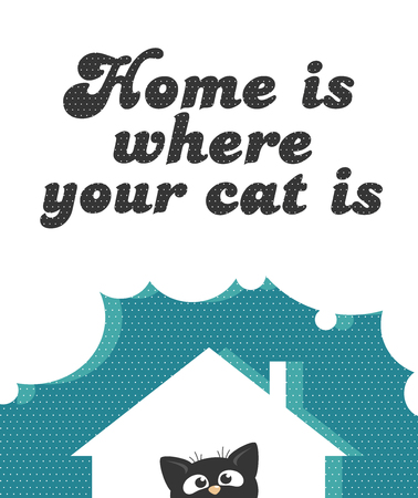 Home sweet home card design. Vector illustration.のイラスト素材