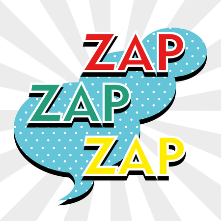 Comic speech bubbles for different emotions and sound effects. Vector illustrationのイラスト素材