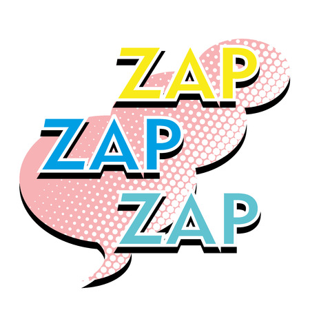Comic speech bubbles for different emotions and sound effects. Vector illustrationのイラスト素材