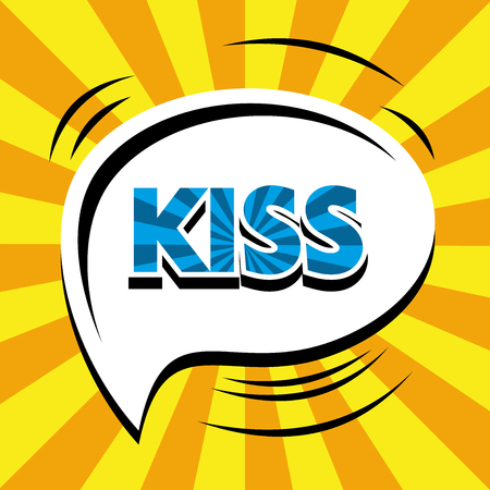 Comic speech bubbles for different emotions and sound effects. Vector illustrationのイラスト素材
