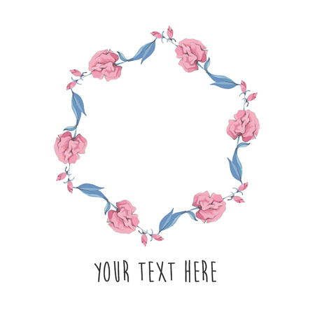 Hand Painted Watercolor Vector Flowersのイラスト素材