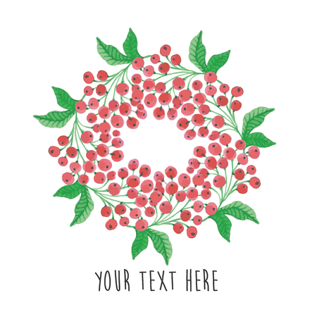 Hand Painted Watercolor Vector Flowersのイラスト素材