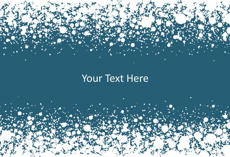 Snow banner with empty space for your text. Vector illustrationのイラスト素材