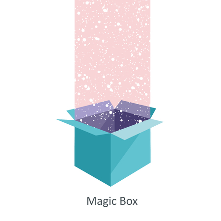 Paper Box Vector Illustrationのイラスト素材