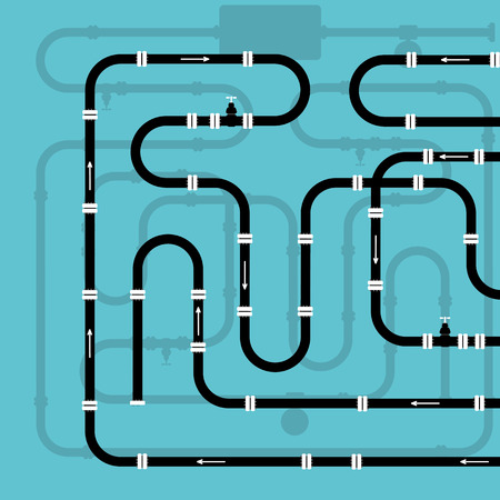The elements of the pipeline.のイラスト素材