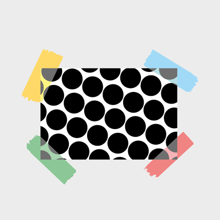 Paper note isolated. Vector.のイラスト素材