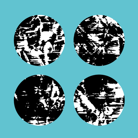 Grunge circles pattern designのイラスト素材