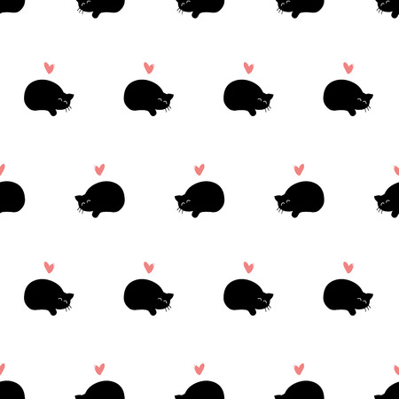 Cat patternのイラスト素材