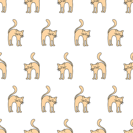 Cat patternのイラスト素材