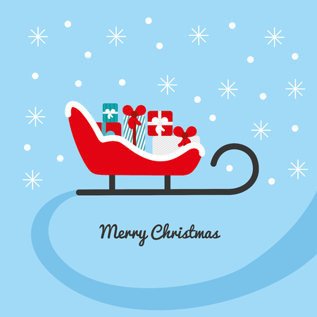 Merry Christmas card. Vector Illustrationのイラスト素材