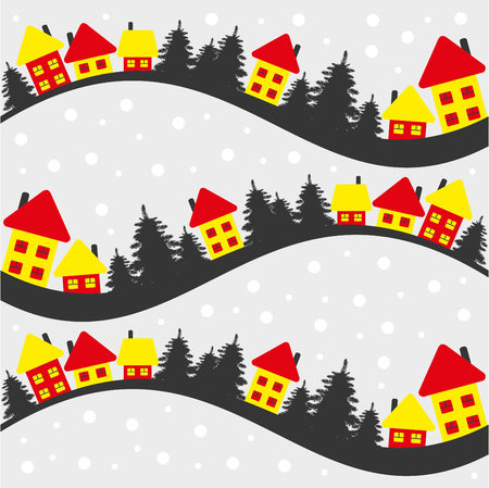 Merry Christmas card. Vector Illustrationのイラスト素材