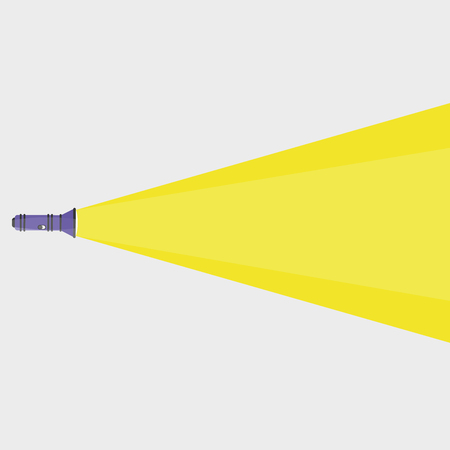 Flashlight illustration.のイラスト素材