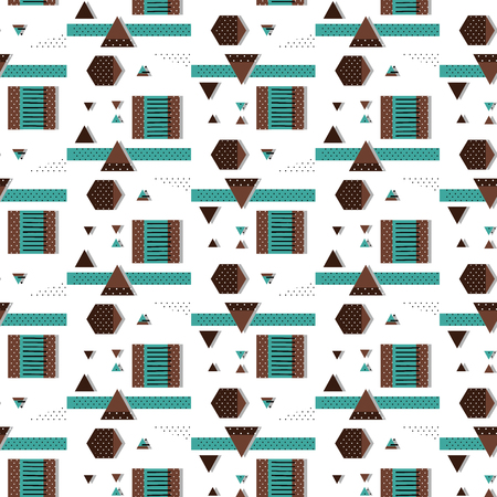 seamless texture with geometric shapes. Covers for books, postcards, flyer, notebooks, cover magazines. Vector Illustration. eps10のイラスト素材