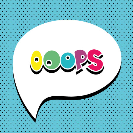 Pop art comic bubbles design. vector illustrationのイラスト素材