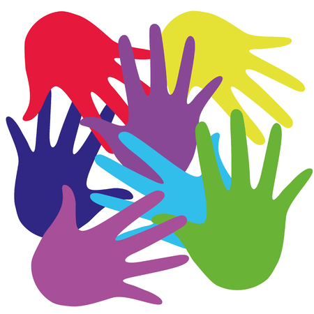 Hand. Vector Illustrationのイラスト素材