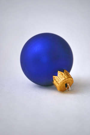 Blue Christmas Ornamentの写真素材