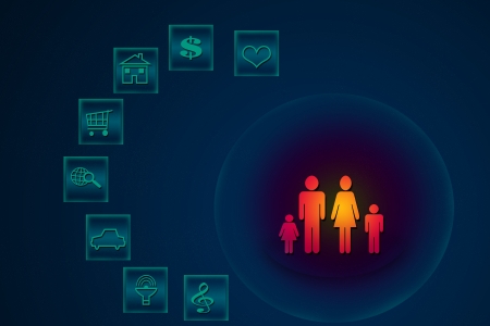 some functions for social peopleの写真素材