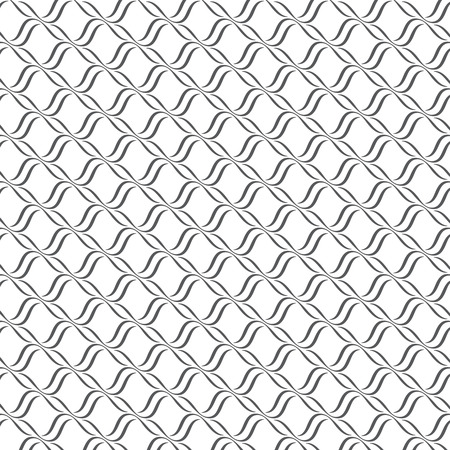 Seamless lines with wavy vector pattern backgroundのイラスト素材