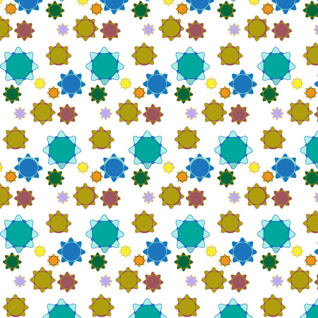 Vector seamless geometric tiles pattern backgroundのイラスト素材