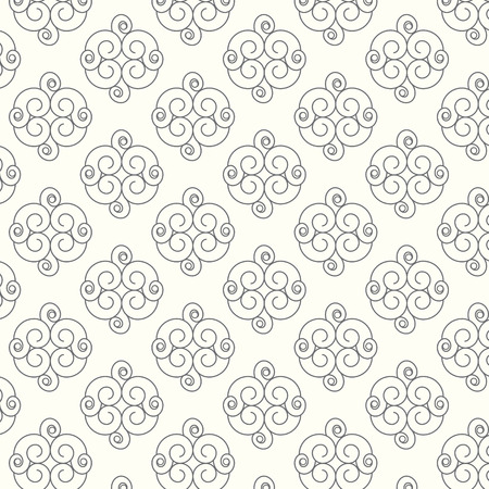 Seamless vector lines with curve pattern backgroundのイラスト素材