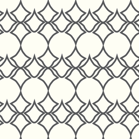 Vector seamless line and curve pattern backgroundのイラスト素材
