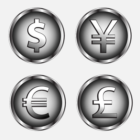 Currency symbol vector illustrationのイラスト素材