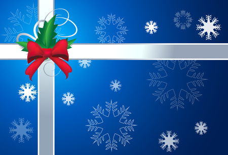 abstract christmas blue vector backgroundのイラスト素材