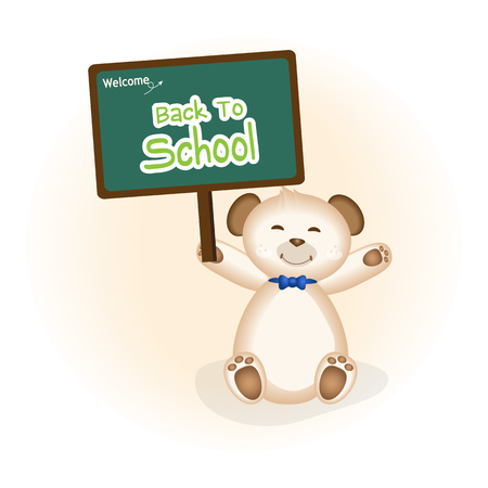 Welcome back to school, vector illustrationのイラスト素材