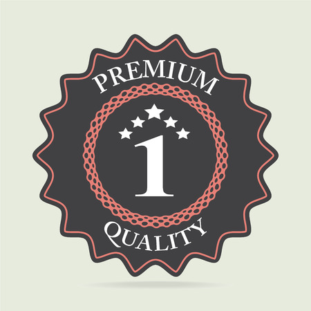 Badges, Premium quality label, vector sale tag illustrationのイラスト素材