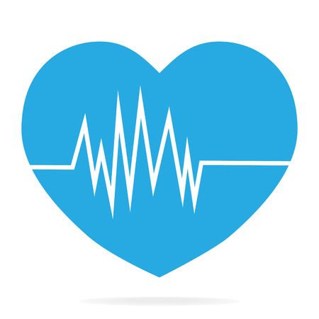 Heartbeat icon, medical sign iconのイラスト素材