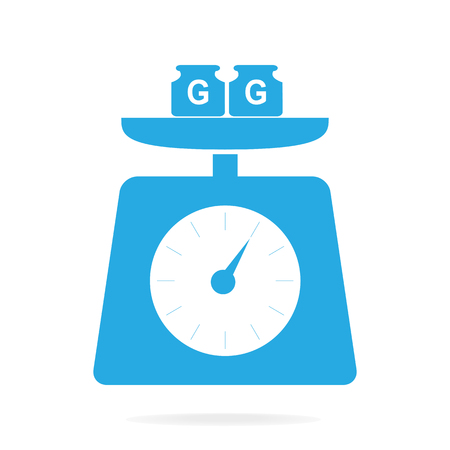 Weight scale icon, symbol vector illustrationのイラスト素材