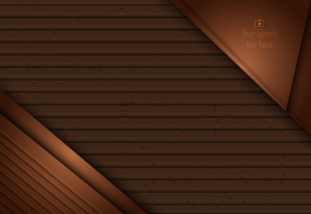 Brown abstract layer geometric material design for background, card, annual business report, brochure, poster templateのイラスト素材