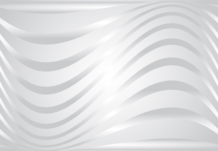White gradient abstract line and curve vector backgroundのイラスト素材