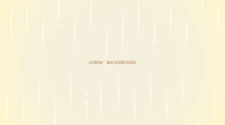 Beige abstract illustration with golden lines for backgroundのイラスト素材