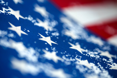 United States of America flagの写真素材