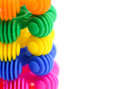 Colorful of Children toys,Fun and Education concept.の写真素材