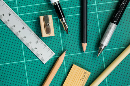 Back to school banner flat lay ,School supplies,Education and Back to school concept.の写真素材